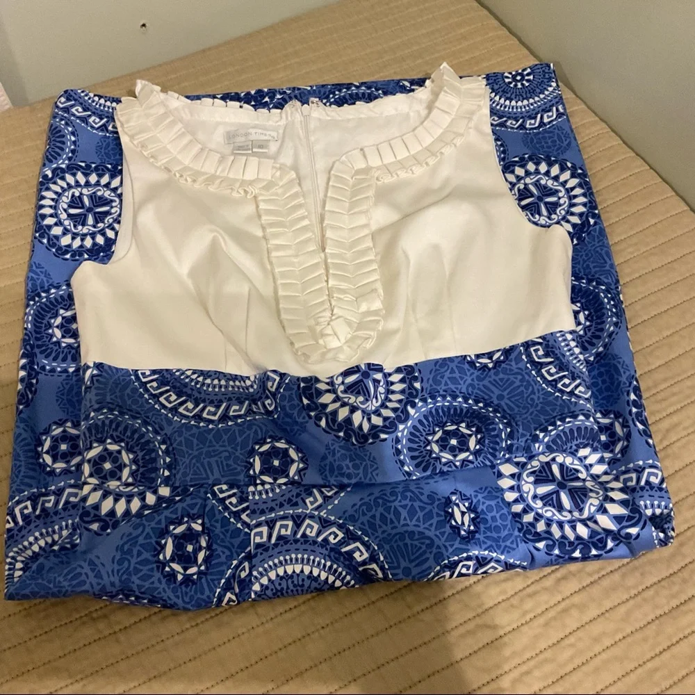 London Times Sheath Dress - Size - 10 - Picture 7 of 8